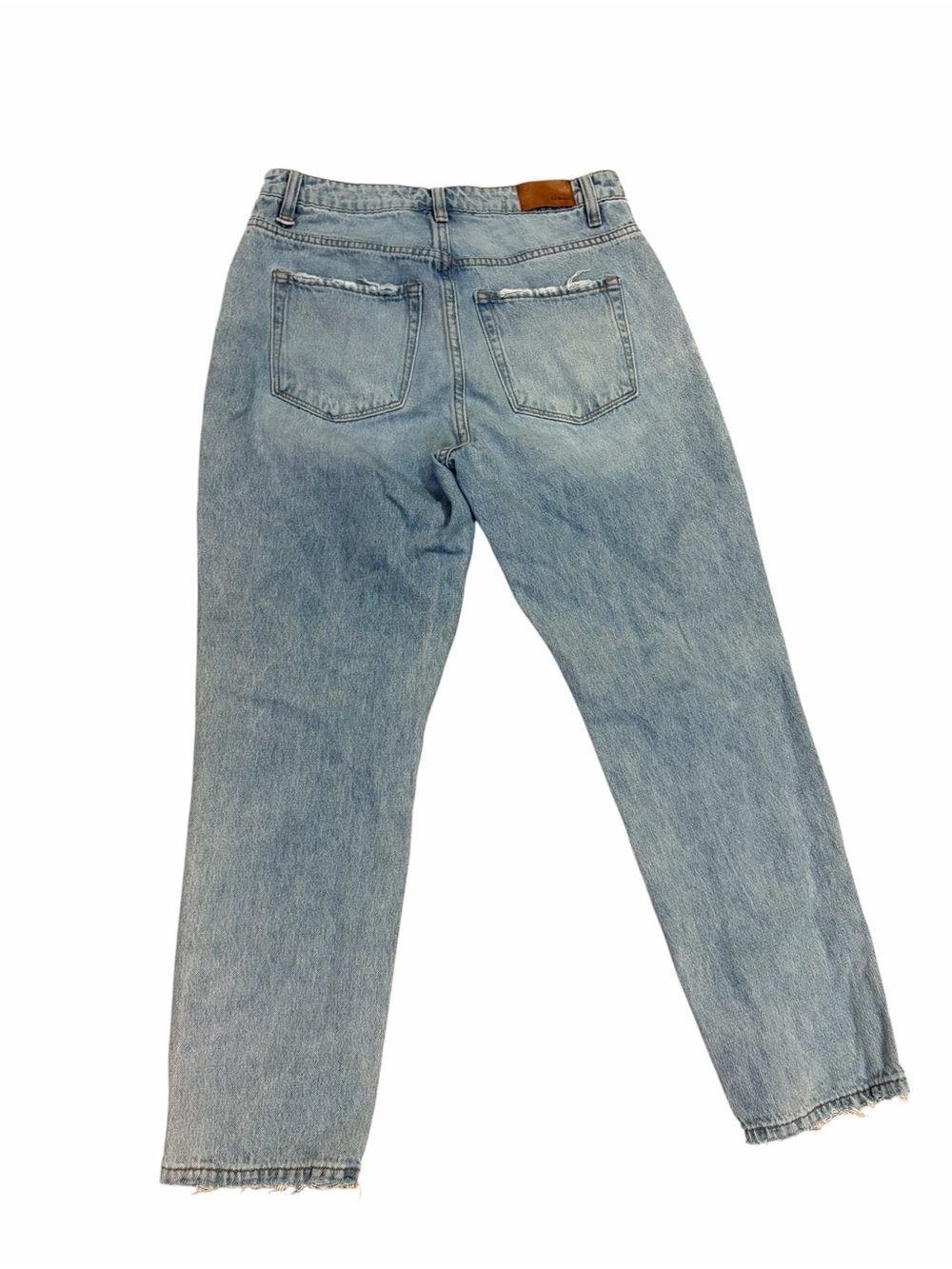 bohme Mom Jeans in Light Wash Distressed - Picture 7 of 11
